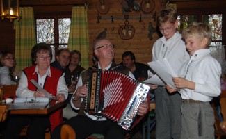 Musikantenstammstisch auf der Schwarzwihrberghütte